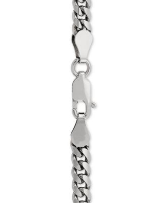 Cuban Link 22" Chain Necklace in Sterling Silver or 18k Gold-Plated Over Sterling Silver