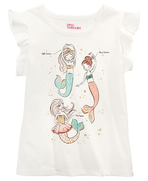 Epic Threads Toddler Girls Mermaid Girls T Shirt Created For Macy S
