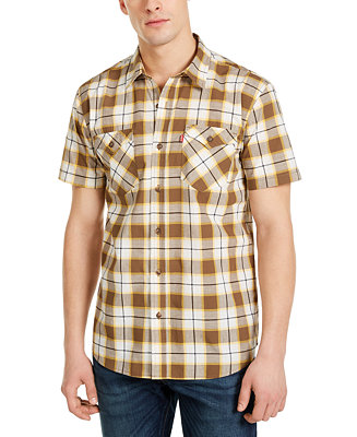 Levi's Men's Knox Plaid Shirt - Macy's