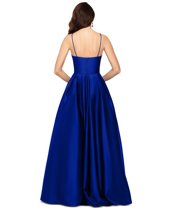 Betsy and hotsell adam satin gown