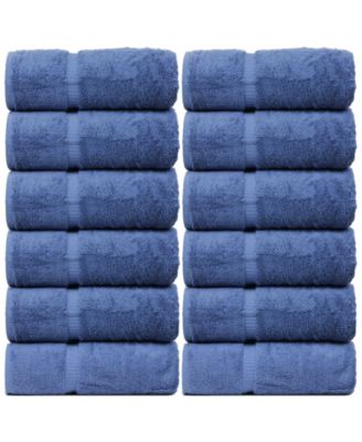 Luxury Hotel Spa Towel Turkish Cotton Wash Cloths, Set of 12