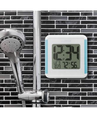 515-1912 Splash-Proof Shower Cube Clock