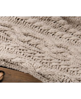 Happycare Textiles Knitted Luxury Chenille Throw, 51" x 67"