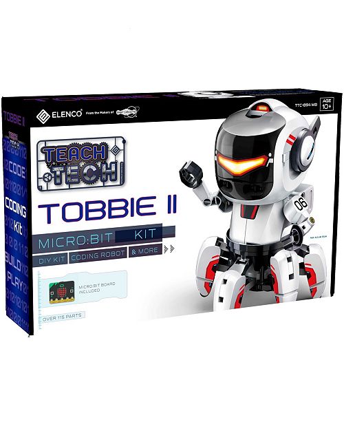 Teach Tech Tobbie Ii Bbc Micro Bit Robot Kit Stem Educational Toys Reviews Home Macy S