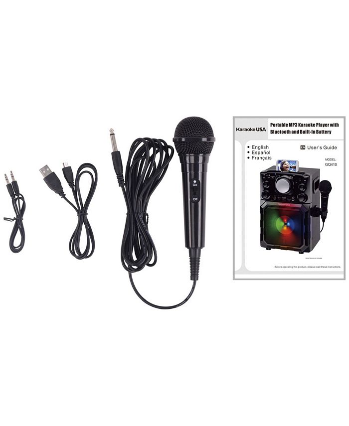 Karaoke USA GQ410 Portable MP3 Karaoke Player Macy's