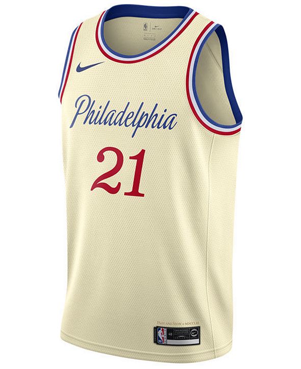 Nike Men's Joel Embiid Philadelphia 76ers City Edition ...