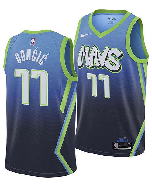 Men S Luka Doncic Dallas Mavericks City Edition Swingman Jersey