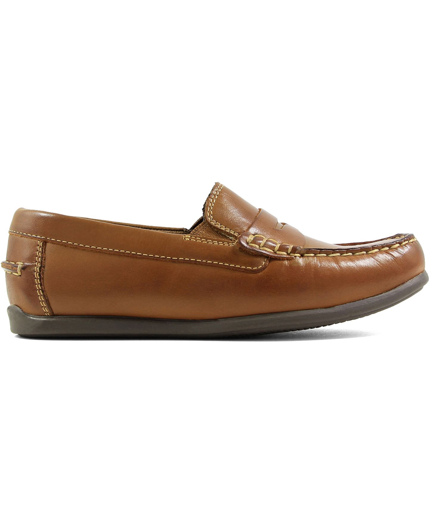 Мокасины Florsheim Jasper Driver, JR. Shoes для мальчиков, цвет: Седельно-коричневый рыжевато-коричневый — фото 3