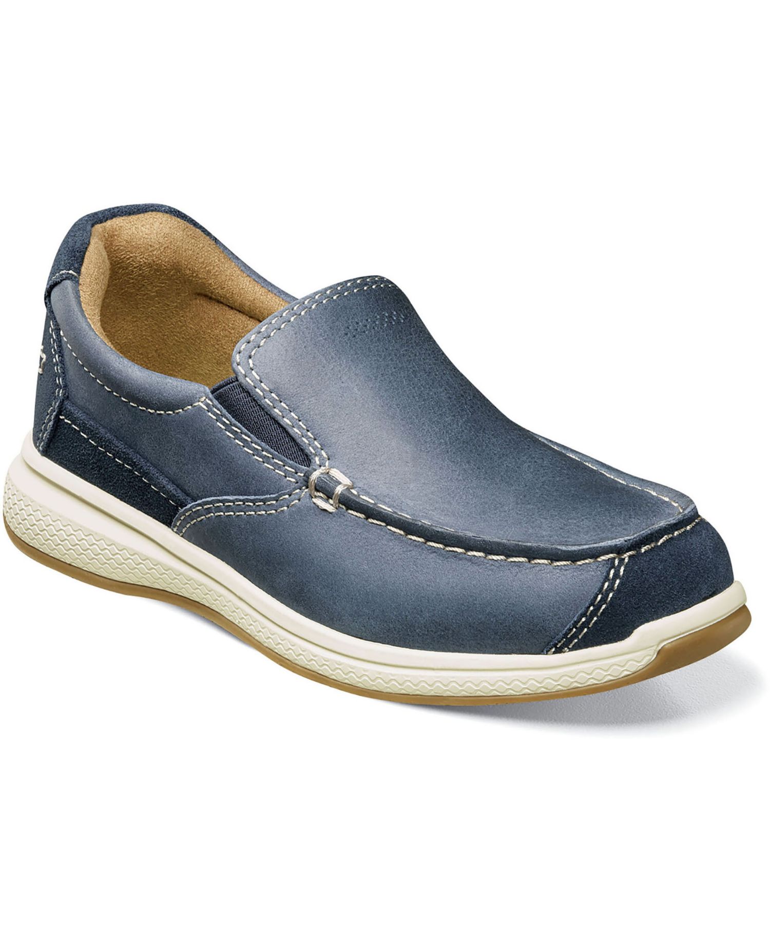 Little Boy Great Lakes Moc Toe Slip-on Shoes