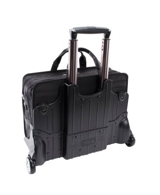 Clinton, 17" Patented Detachable -Wheeled Laptop Briefcase