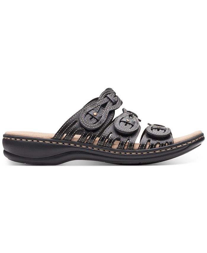 Clarks Collection Women's Leisa Faye Flat Sandals - Macy's