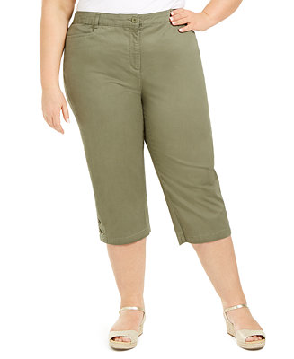 Karen Scott Plus Size Capri Pants, Created for Macy's - Macy's