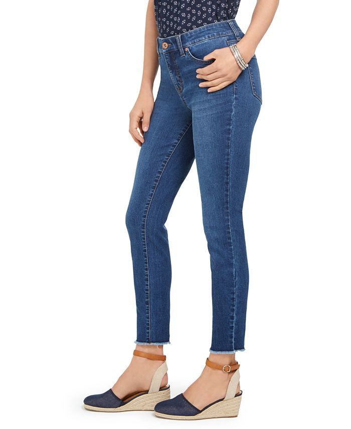 Style & Co Uptown Raw-Hem Skinny Jeans, Created for Macy's - Macy's
