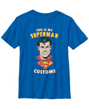 Fifth Sun Dc Comics Little and Big Boys This Is My Superman Costume Short Sleeve T-Shirt