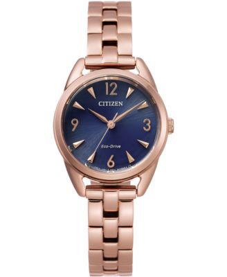 citizen rose gold ladies watch