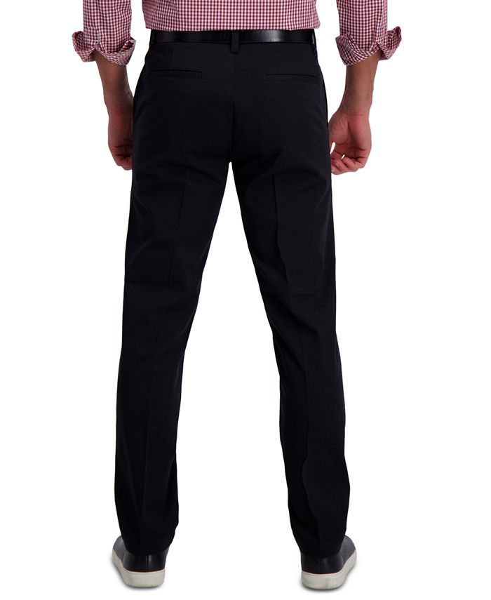 Haggar Men's Premium Comfort Classic-Fit Stretch Dress Pants & Reviews ...
