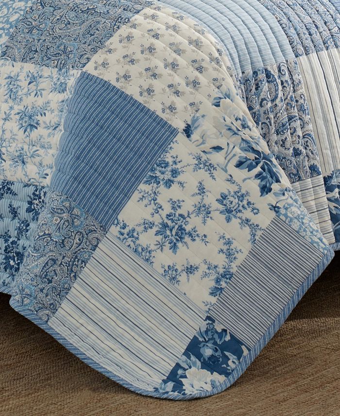 Laura Ashley Paisley Patchwork Full/Queen Quilt Set & Reviews Quilts