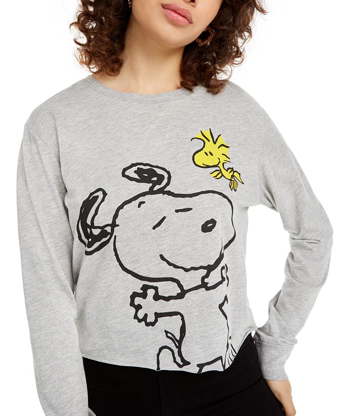 Love Tribe Juniors' Snoopy Graphic T-Shirt - Macy's