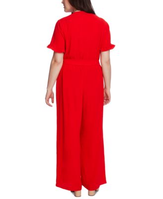 cece red jumpsuit