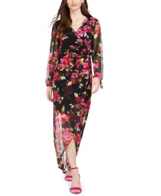 macys connected dresses