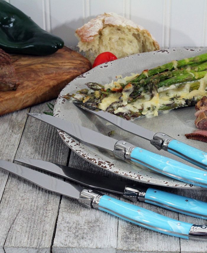 French Home 4 Turquoise Steak Knives Macy's