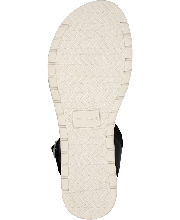 Sun + Stone Mattie Flat Sandals, Created for Macy's & Reviews - Sandals ...