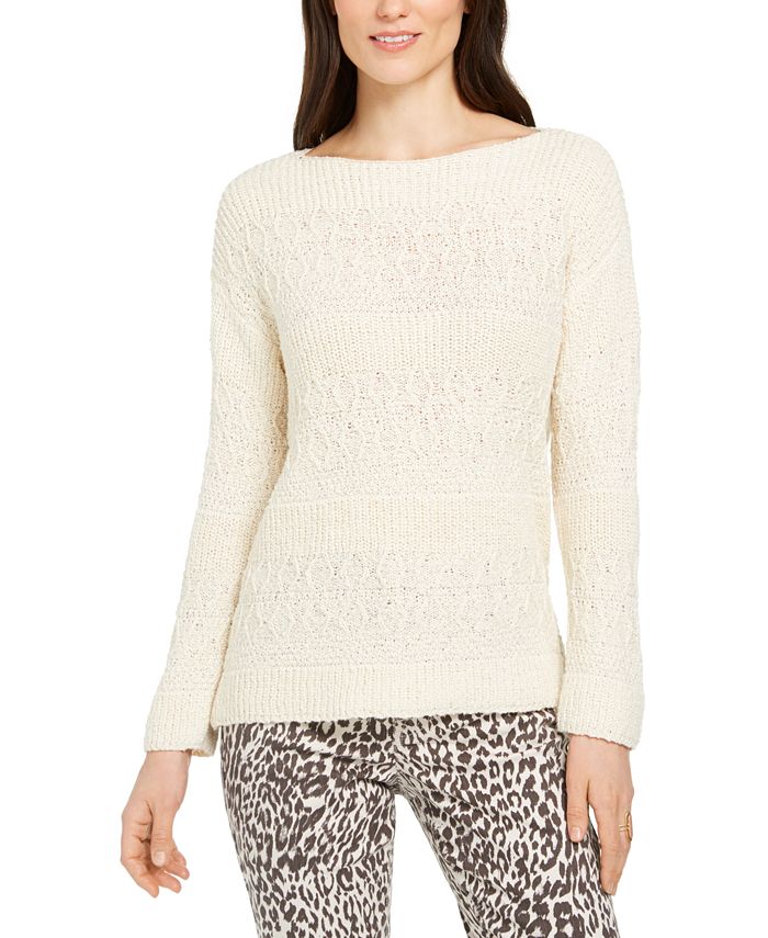 Style & Co Petite Slub-Knit Pullover Sweater, Created for Macy's ...