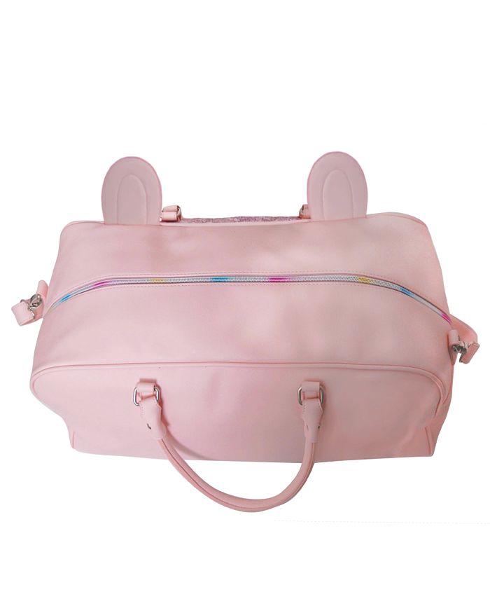 OMG! Accessories Glitter Bunny Duffle Bag Macy's