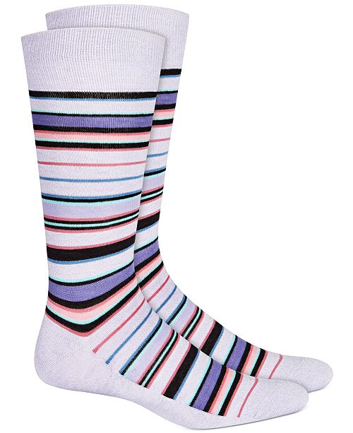 Alfani Men's Variegated Stripe Socks, Created for Macy's & Reviews
