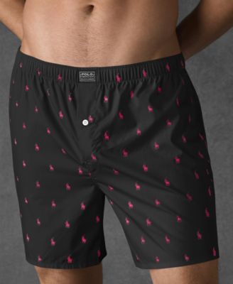 Men's Allover Pony Woven Boxers  