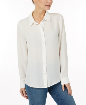 image of Laundry by Shelli Segal Solid blouse