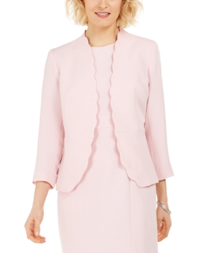 Kasper Stretch Crepe Jacket
