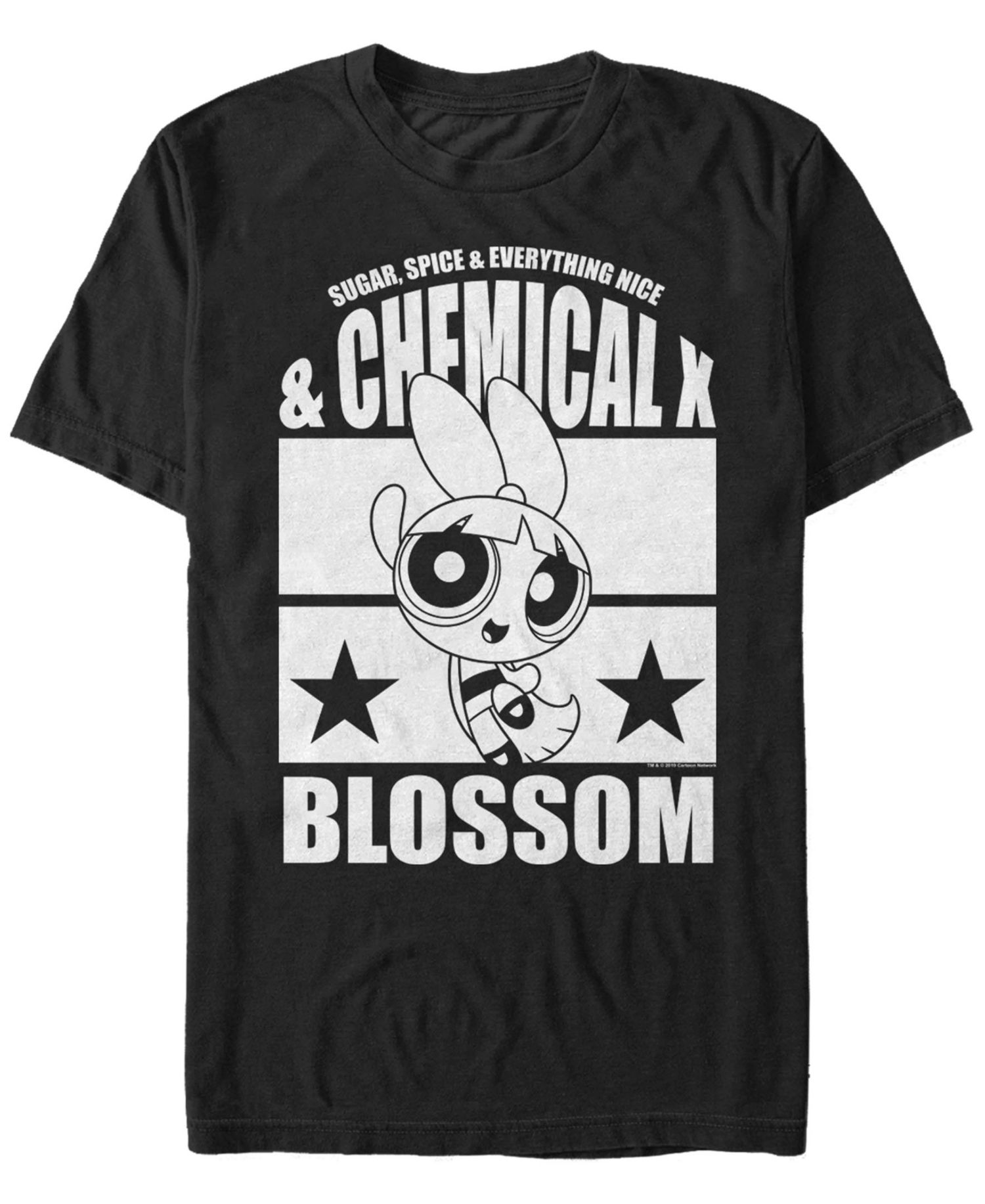 Men's Powerpuff Girls Blossom Short Sleeve T- shirt