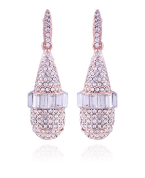 image of T Tahari Pave Fire Essential Drop Earring
