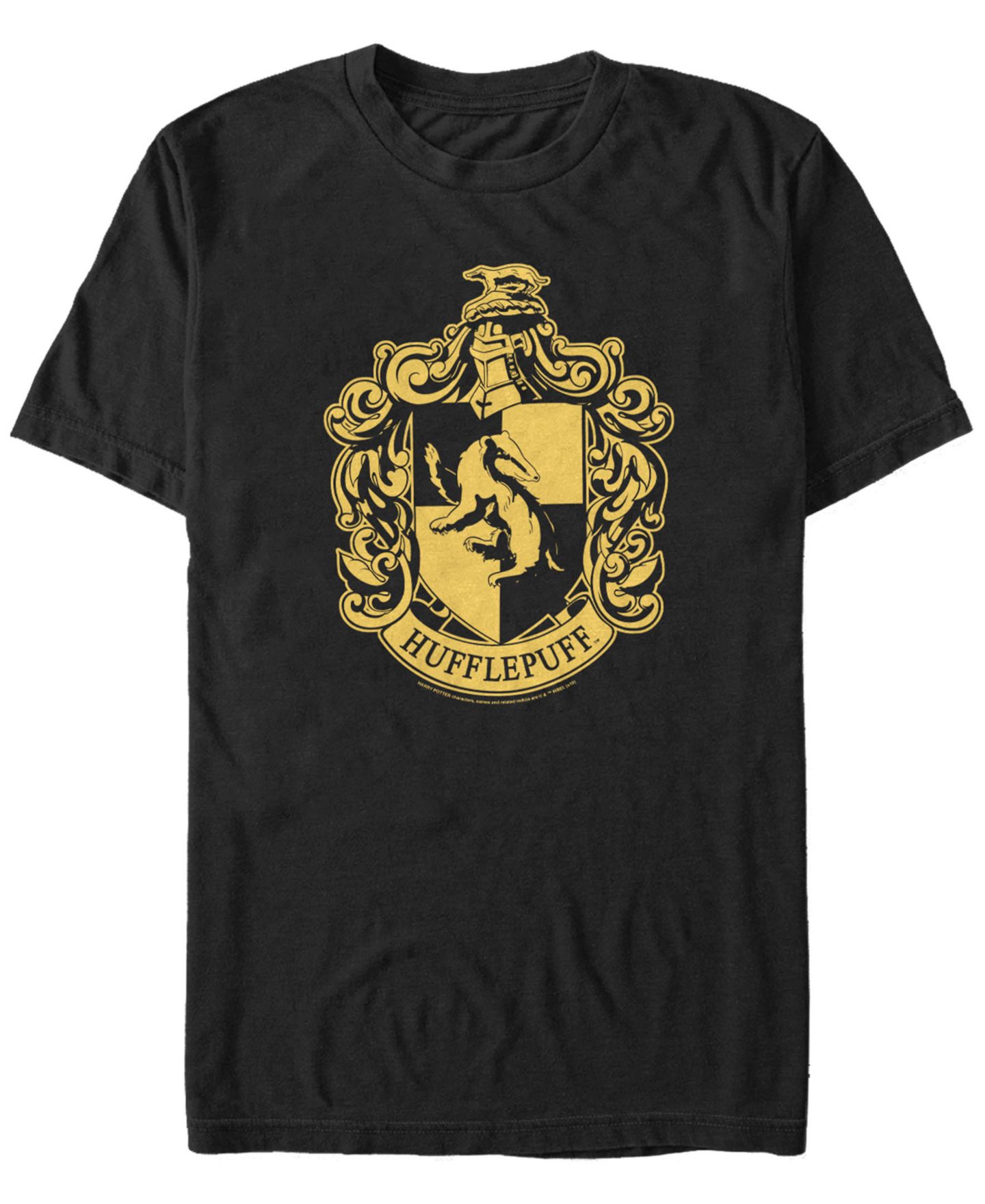 Мужская футболка Fifth Sun Harry Potter Hogwarts House Hufflepuff Crest Short Sleeve — фото 1