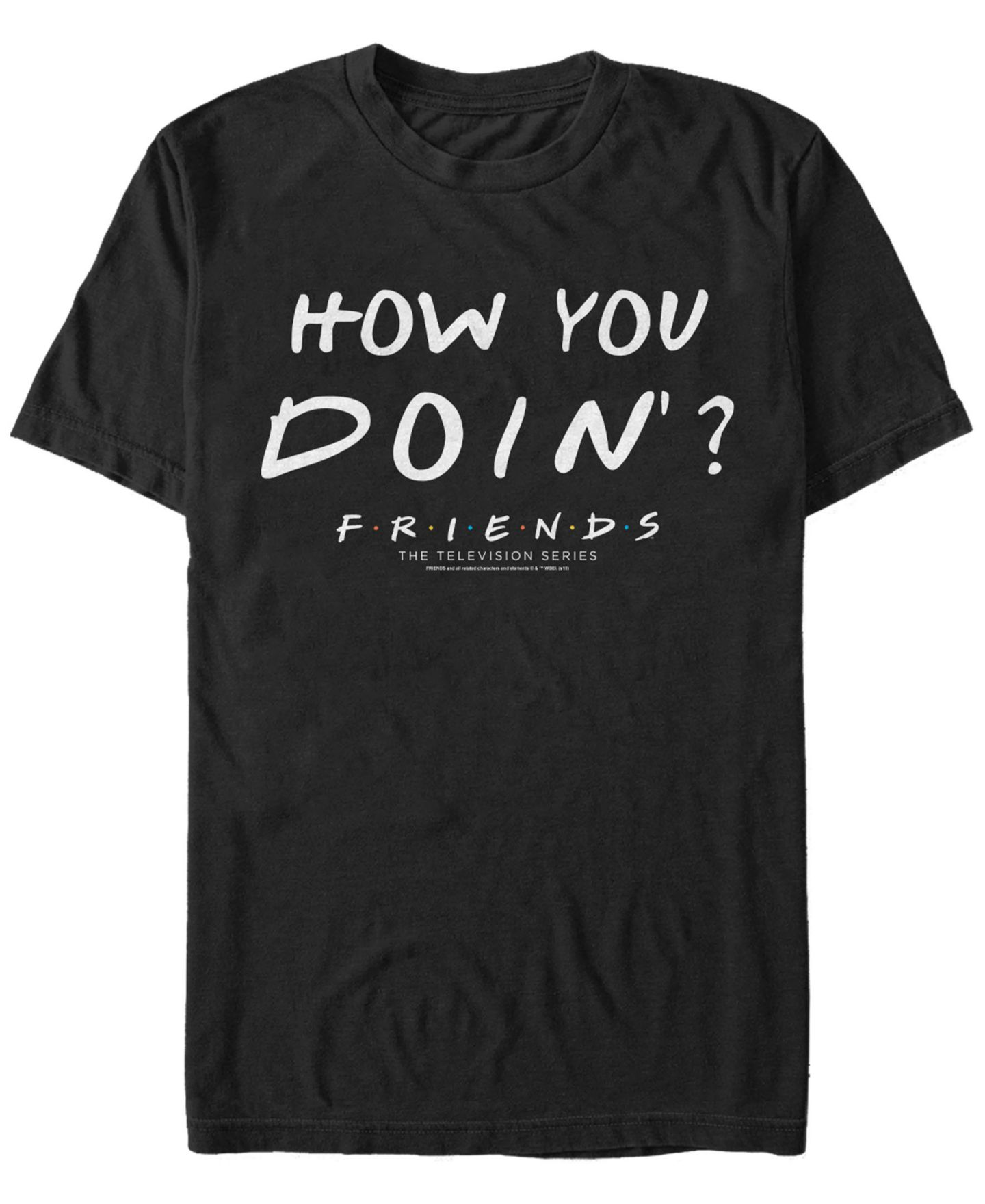 Мужская футболка Fifth Sun Friends Joey Tribbiani How You Doin Quote Short Sleeve — фото 1