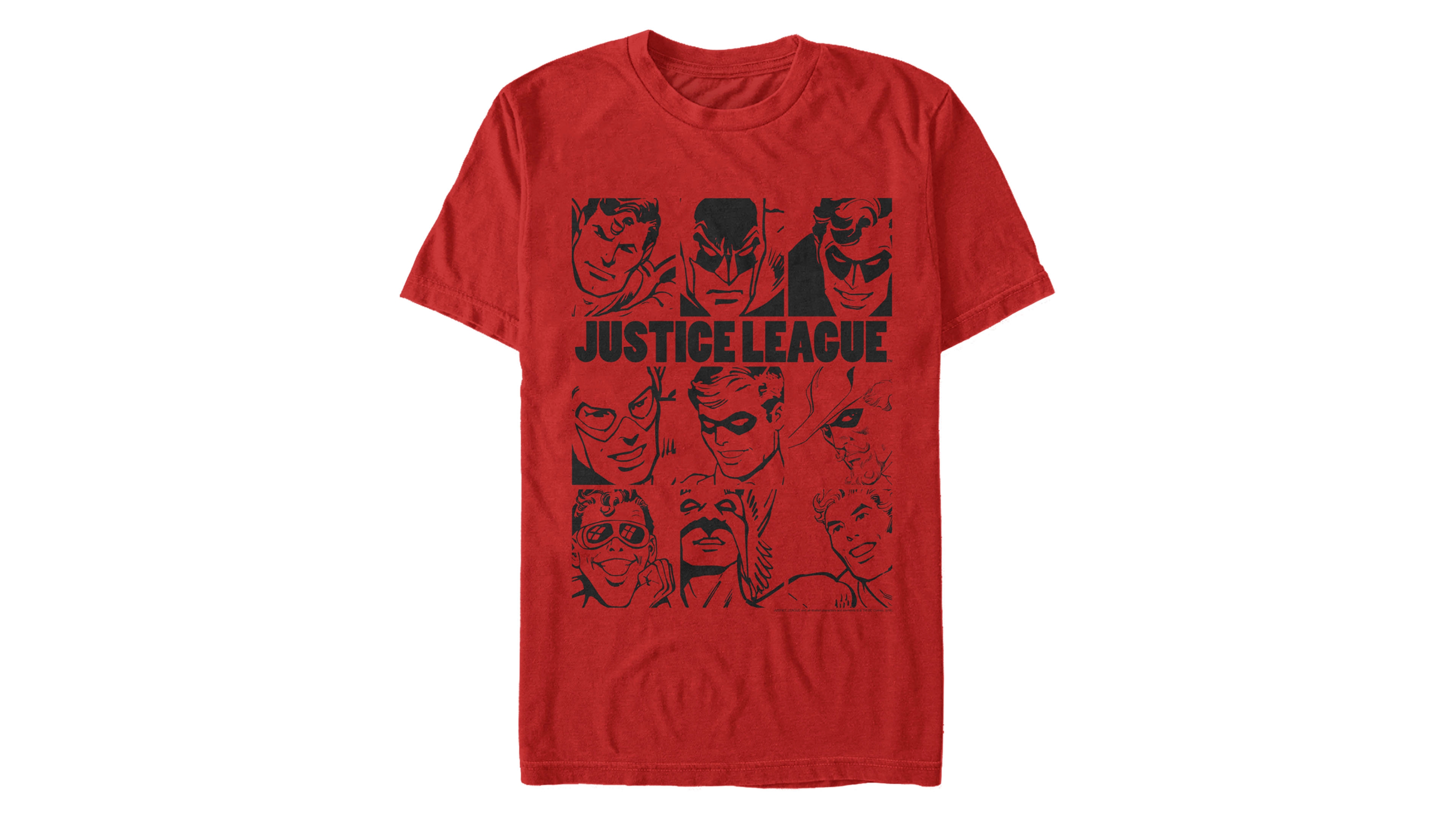 Fifth Sun Dc Men's Justice League Hero Box Up Short Sleeve T-Shirt