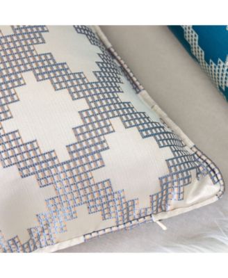 Ellie Satin Jacquard Decorative Pillow, 20" x 20"