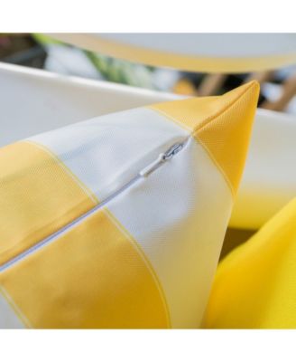 Olivia Stripe Indoor/Outdoor Decorative Pillow, 12" x 20"