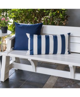 Olivia Stripe Indoor/Outdoor Decorative Pillow, 12" x 20"