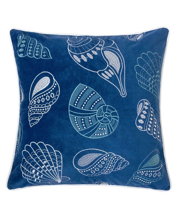 Homey Cozy Seashell 20" x 20" Decorative Pillow & Reviews Decorative