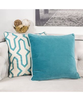 Homey Cozy Skylar Velvet Decorative Pillow, 20" x 20"