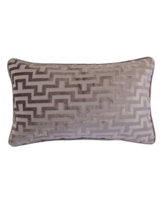 Jasmine Modern Maze Decorative Pillow, 12" x 20"