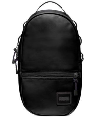 coach mens backpack leather