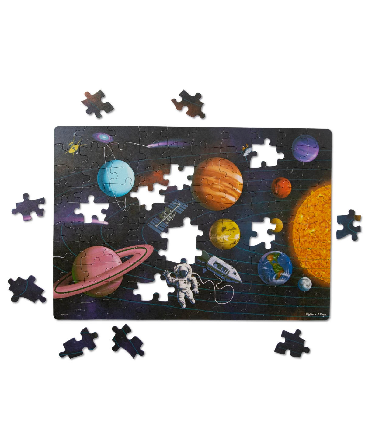 Melissa & Doug Melissa Doug Natural Play Cardboard Jigsaw Floor Puzzle
