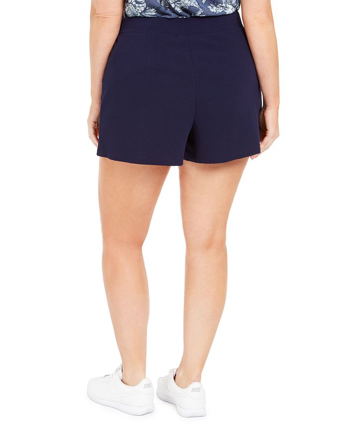 Planet Gold Trendy Plus Size Sailor Shorts - Macy's