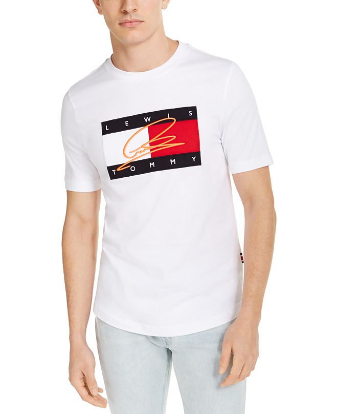 t shirt lewis hamilton tommy hilfiger
