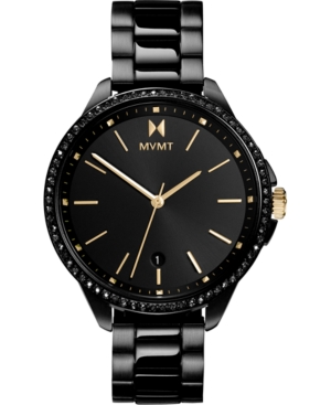 image of Mvmt Women-s Caviar Black Stainless Steel Bracelet Watch 36mm