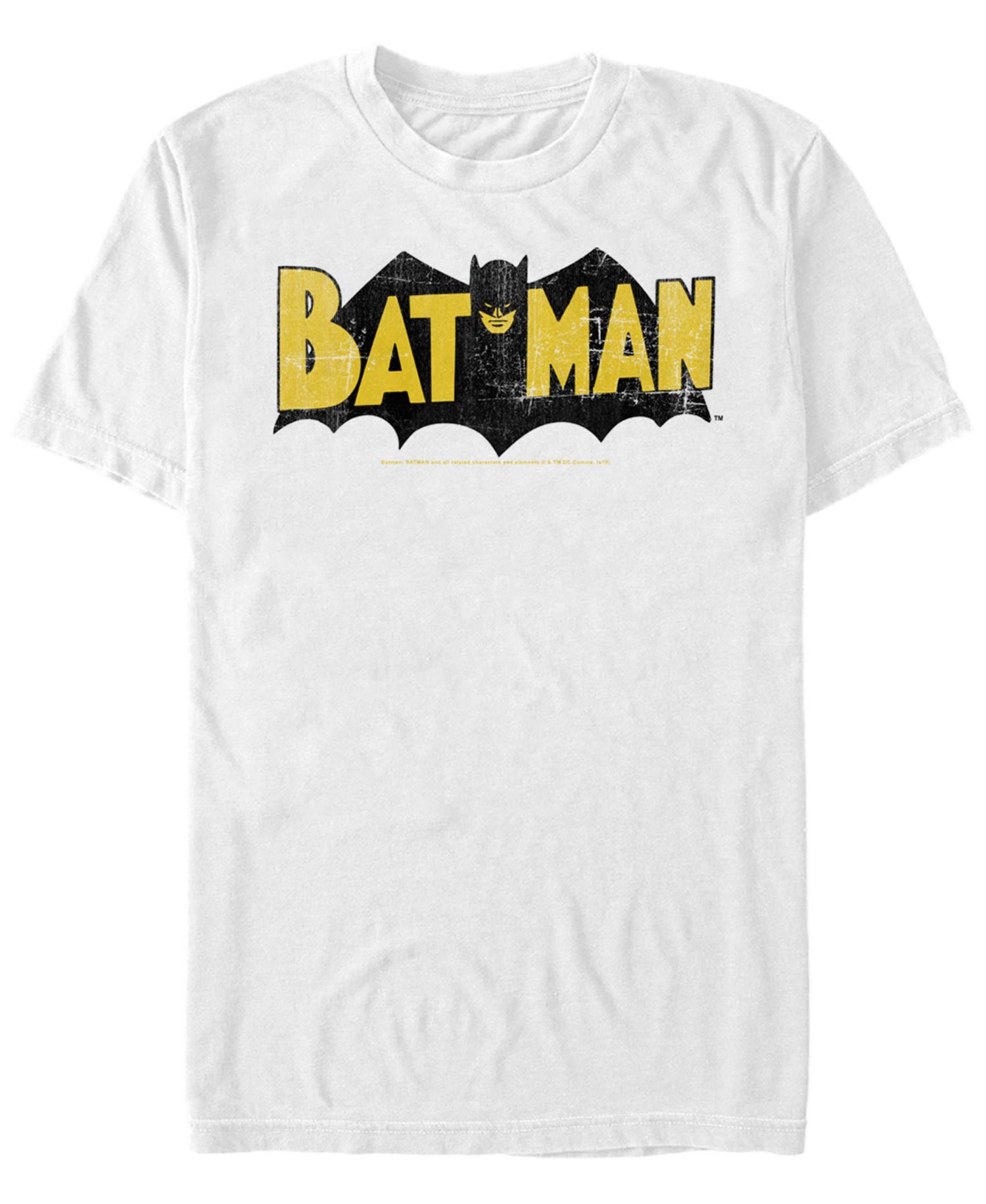 DC Men's Batman Retro Bat Logo Short Sleeve T-Shirt