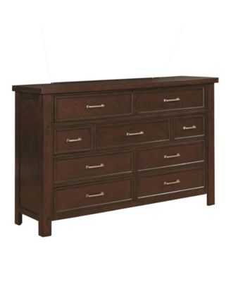 Macy's - Barstow 9-drawer Dresser Pinot Noir